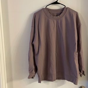 Purple lululemon all yours sweatshirt